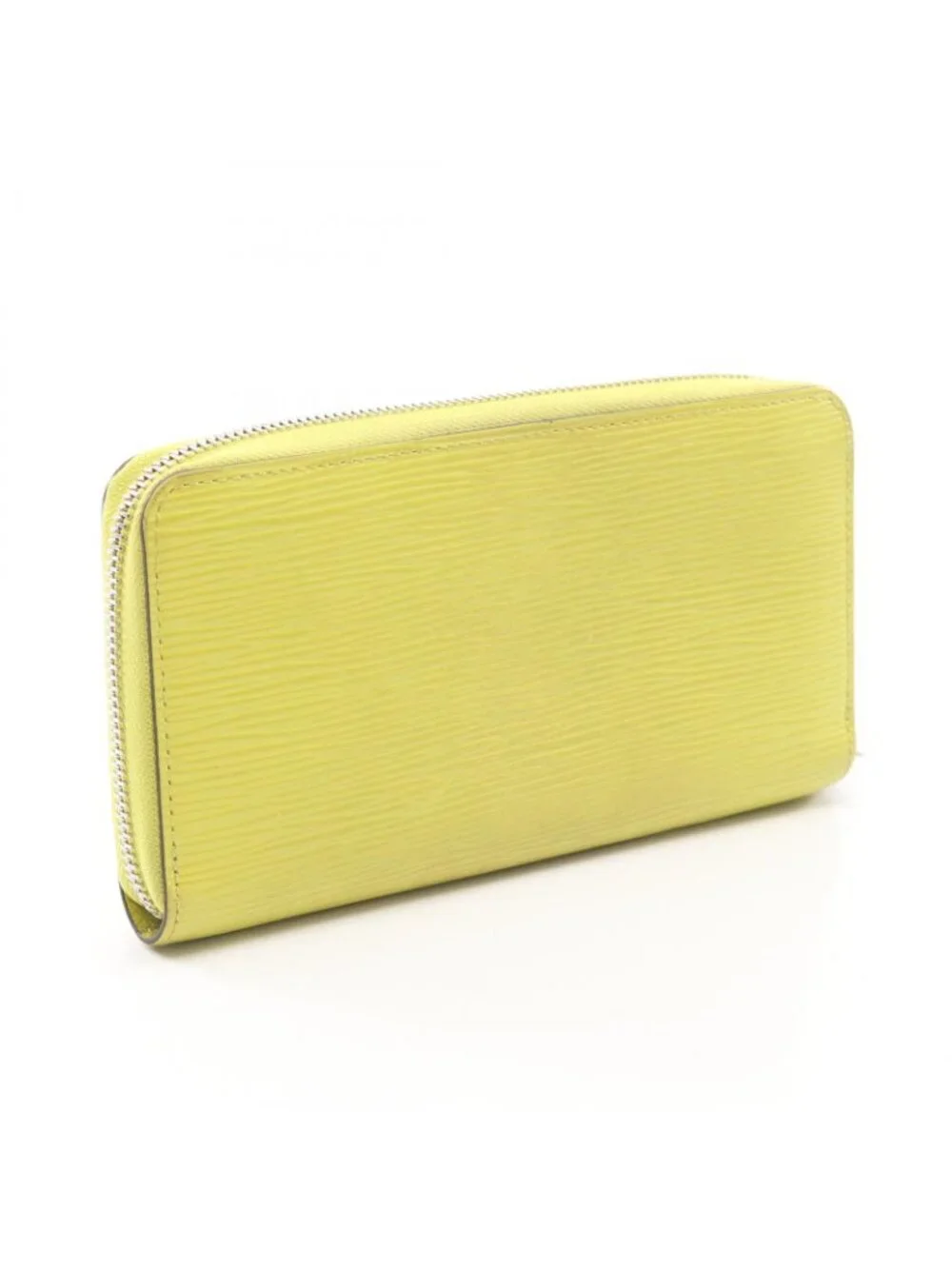 Louis Vuitton Round Wallet Zippy Jaune Leather